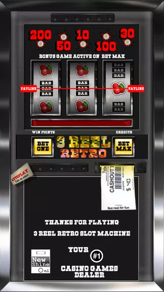 3 Reel Retro Slot Machine Screenshot4