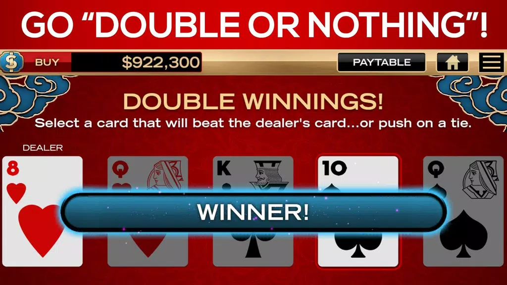 Shake The Sky Video Poker Screenshot3