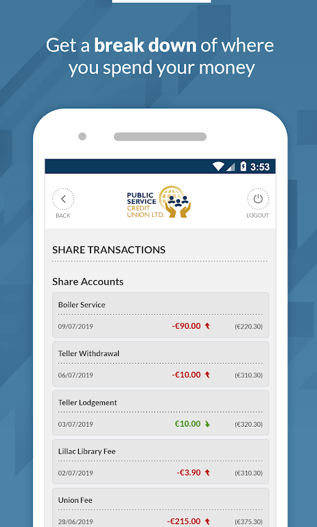 Public Service Credit Union Screenshot3