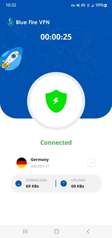 Blue Fire VPN Screenshot1