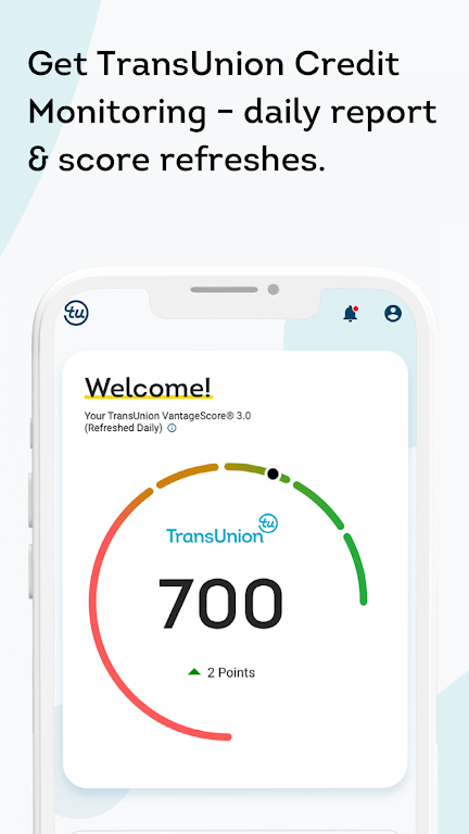 TransUnion: Credit Monitoring Screenshot2