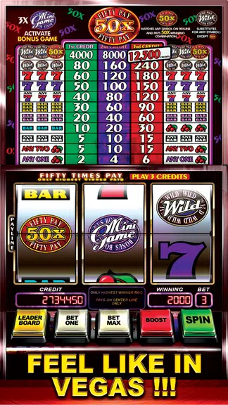 Slot Machine: Double 50X Pay Screenshot1