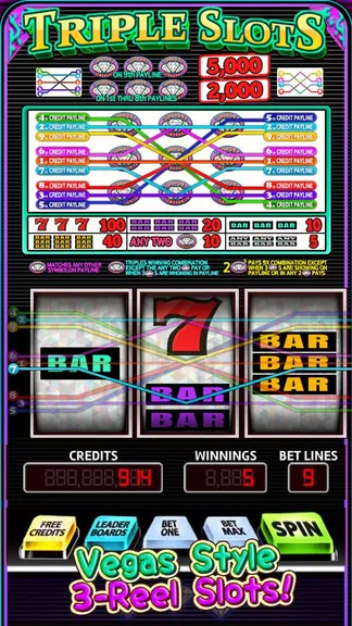 Triple Slots - 9 Paylines Screenshot2