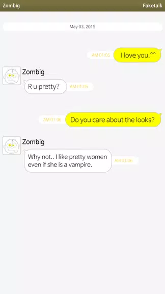 Faketalk - Chatbot Screenshot1