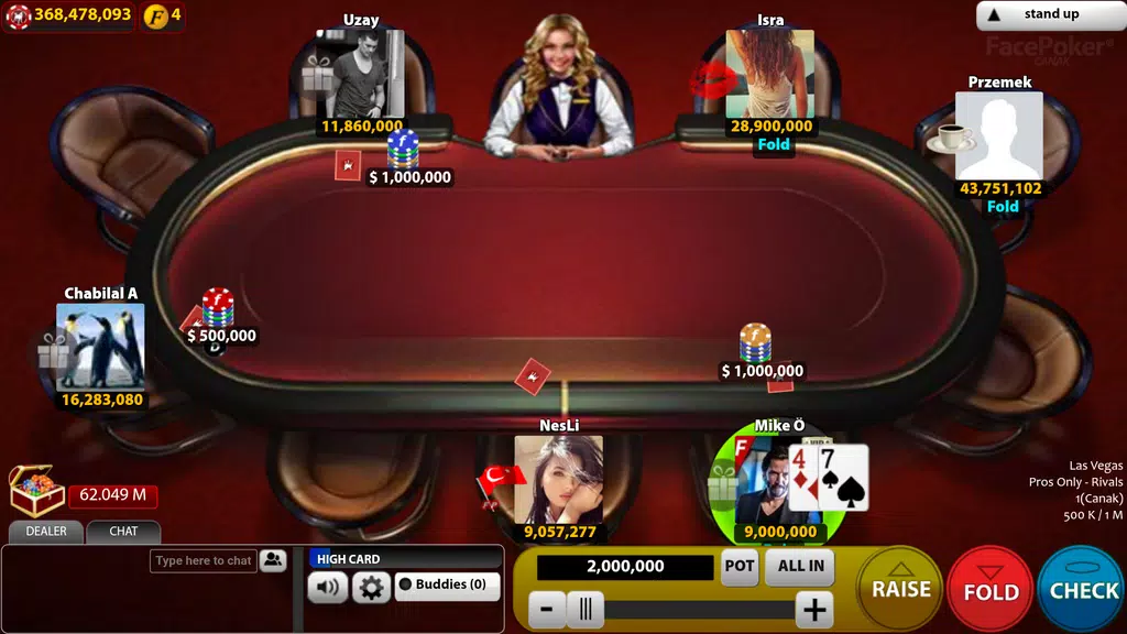 FacePoker Texas Holdem Poker Screenshot3