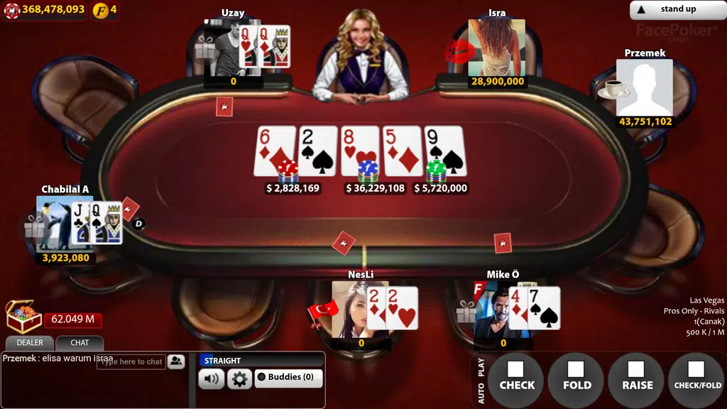 FacePoker Texas Holdem Poker Screenshot4