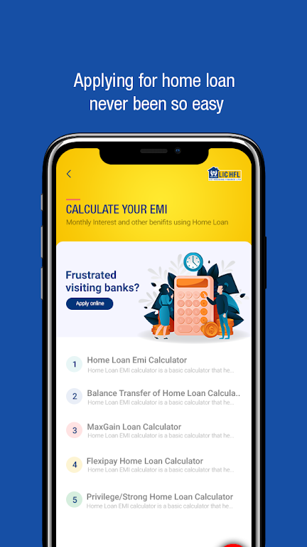 LIC HFL Home Loans Screenshot2
