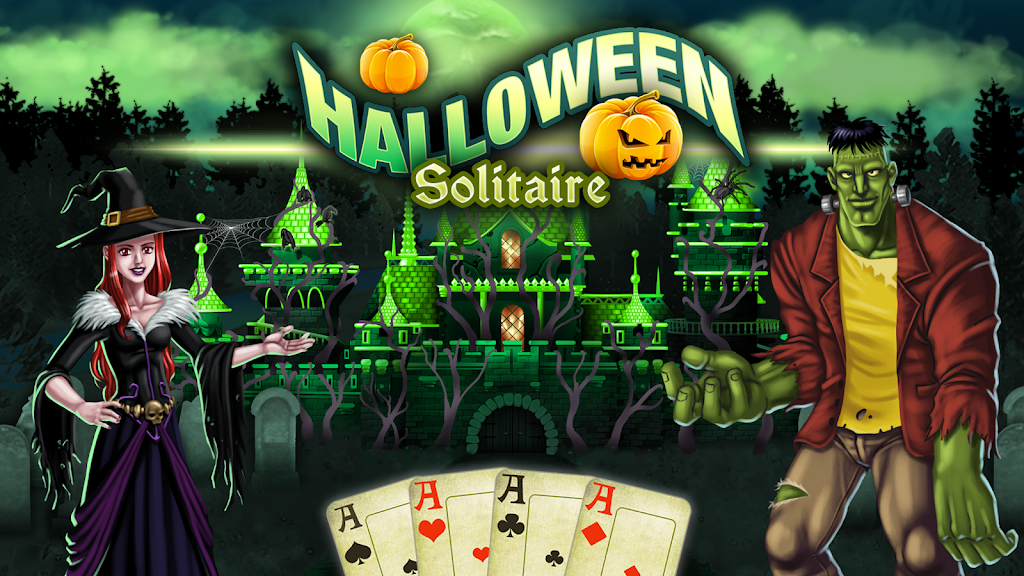 Halloween Tri-peaks Solitaire Screenshot3