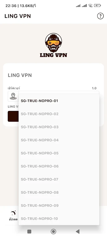 LING VPN Screenshot2