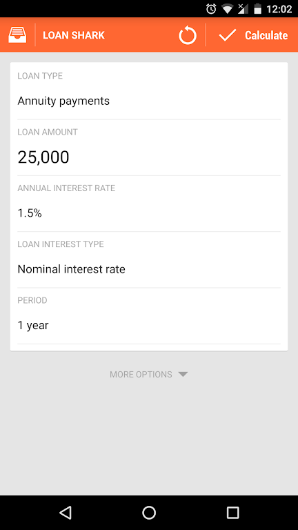 Loan Shark - Loan Calculator, Interest & Repayment Screenshot1