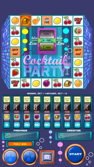 slot machine cocktail party Screenshot3