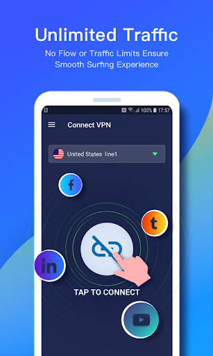 Connect VPN — Free, Fast, Unlimited VPN Proxy Screenshot2