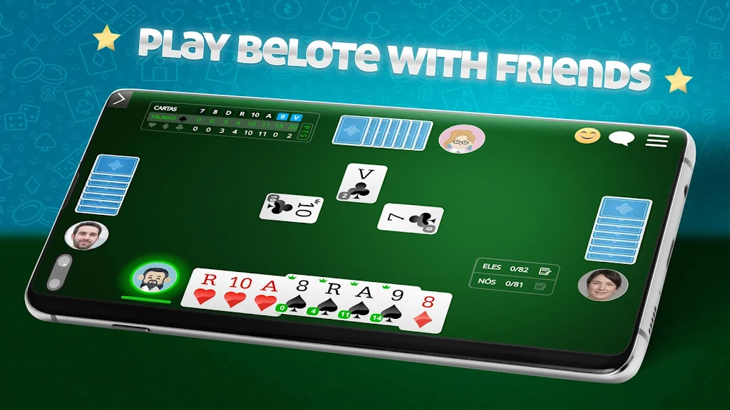 Belote Online - Card Game Screenshot3