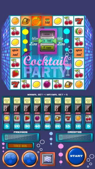 slot machine cocktail party Screenshot2