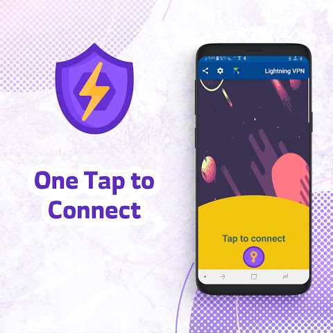 Lightning VPN - A Fast , Unlimited, Free VPN Proxy Screenshot3