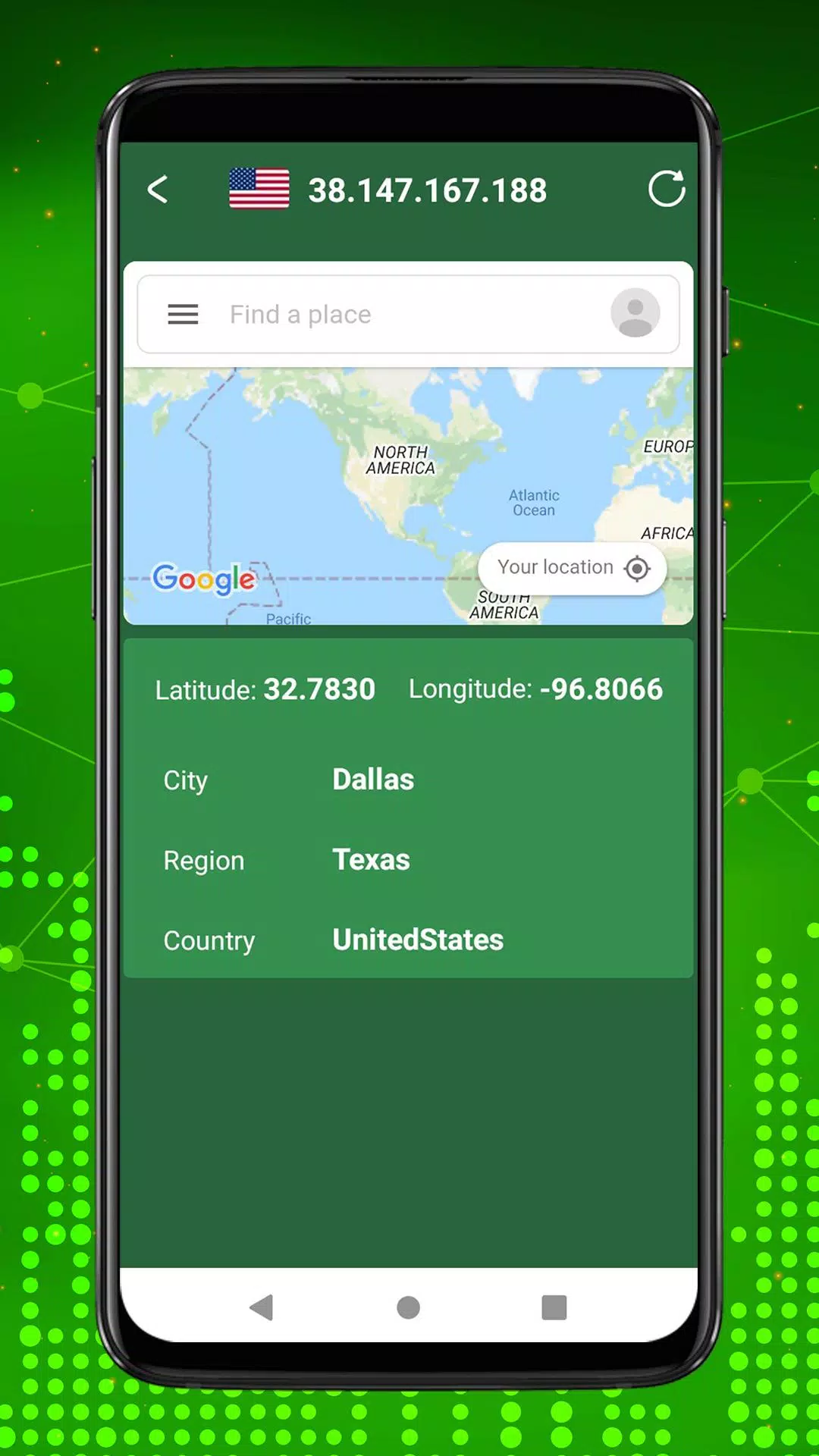 Green VPN-Fast, Secure, Free Unlimited Proxy Screenshot1