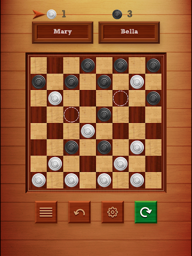 Checkers Classic Free Online: Multiplayer 2 Player Screenshot2