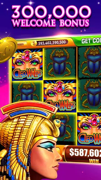 Slots! Cleo Wilds Slot Machines & Casino Games Screenshot1