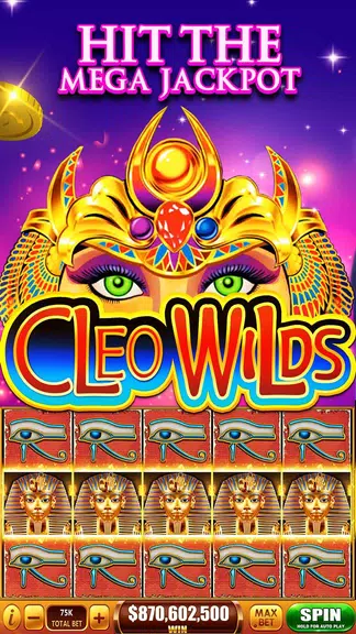 Slots! Cleo Wilds Slot Machines & Casino Games Screenshot3