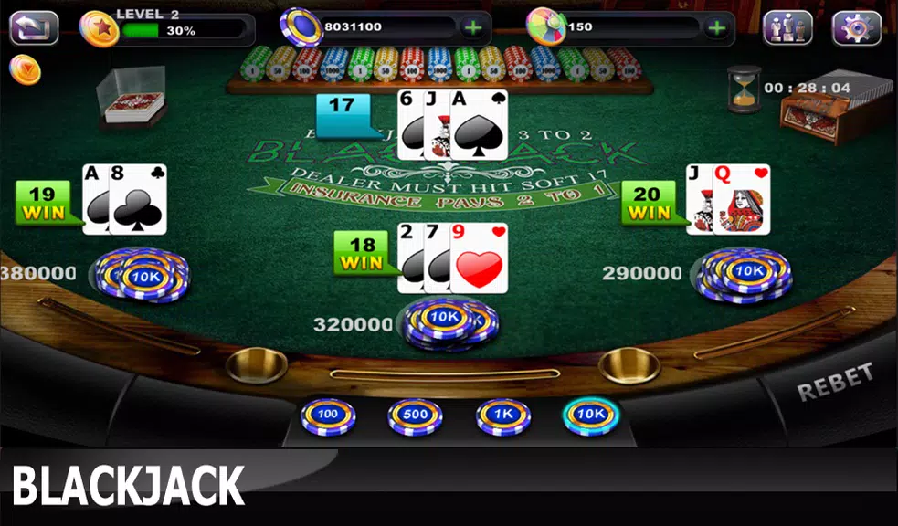 Blackjack: Experience real cas Screenshot3