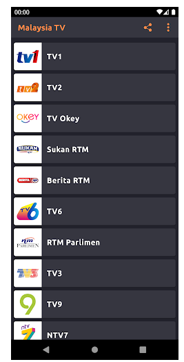 TV Malaysia Live Streaming Screenshot2