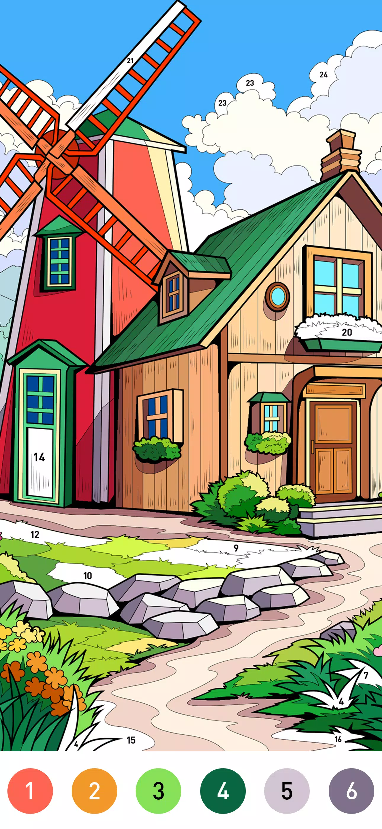 Dream Home Coloring book Screenshot1