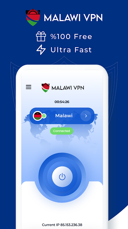 VPN Malawi - Get Malawi IP Screenshot1