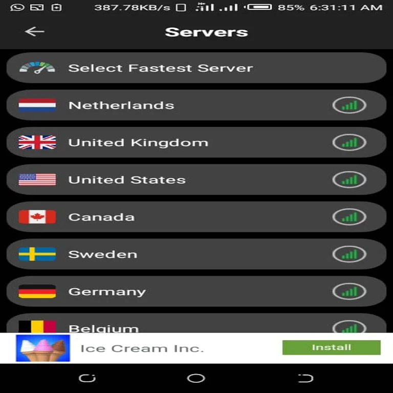 AFRICA VPN Screenshot3