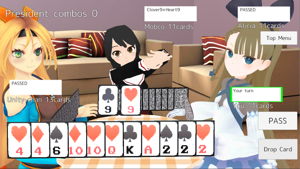 President Card Game Screenshot2