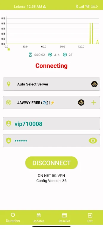 ON NET 5G VIP VPN Screenshot3