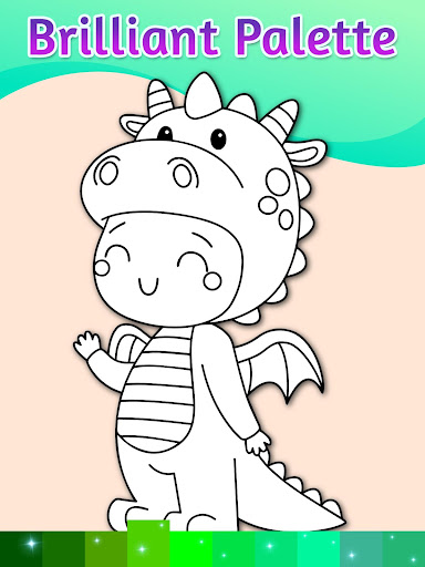 Coloring Pages Kids Games with Animation Effects Screenshot3