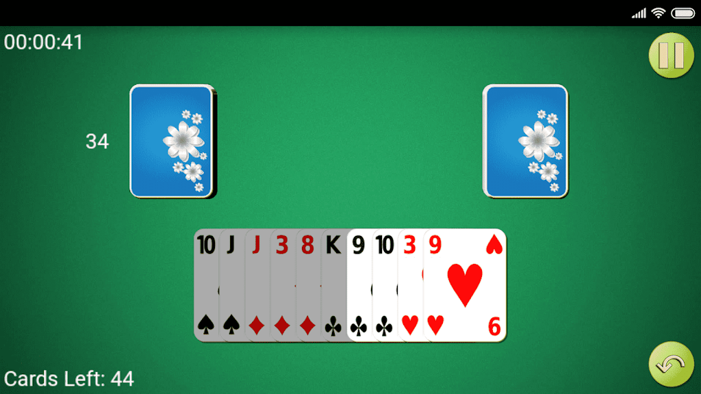 One-handed Solitaire Screenshot3