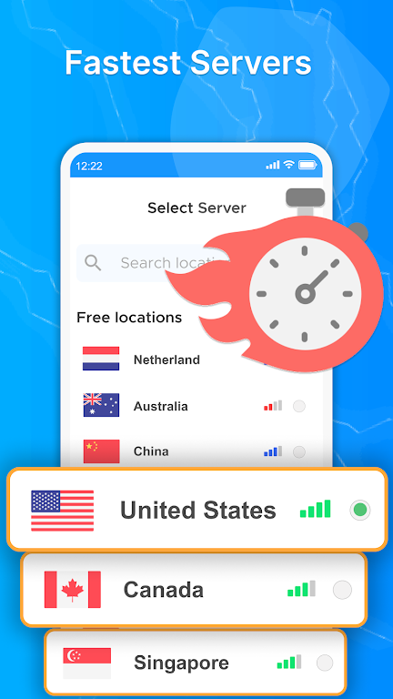 Fast turbo VPN: Master App Screenshot4