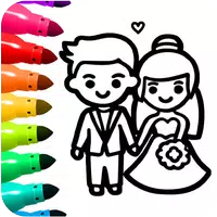 Princess Wedding Coloring Game APK