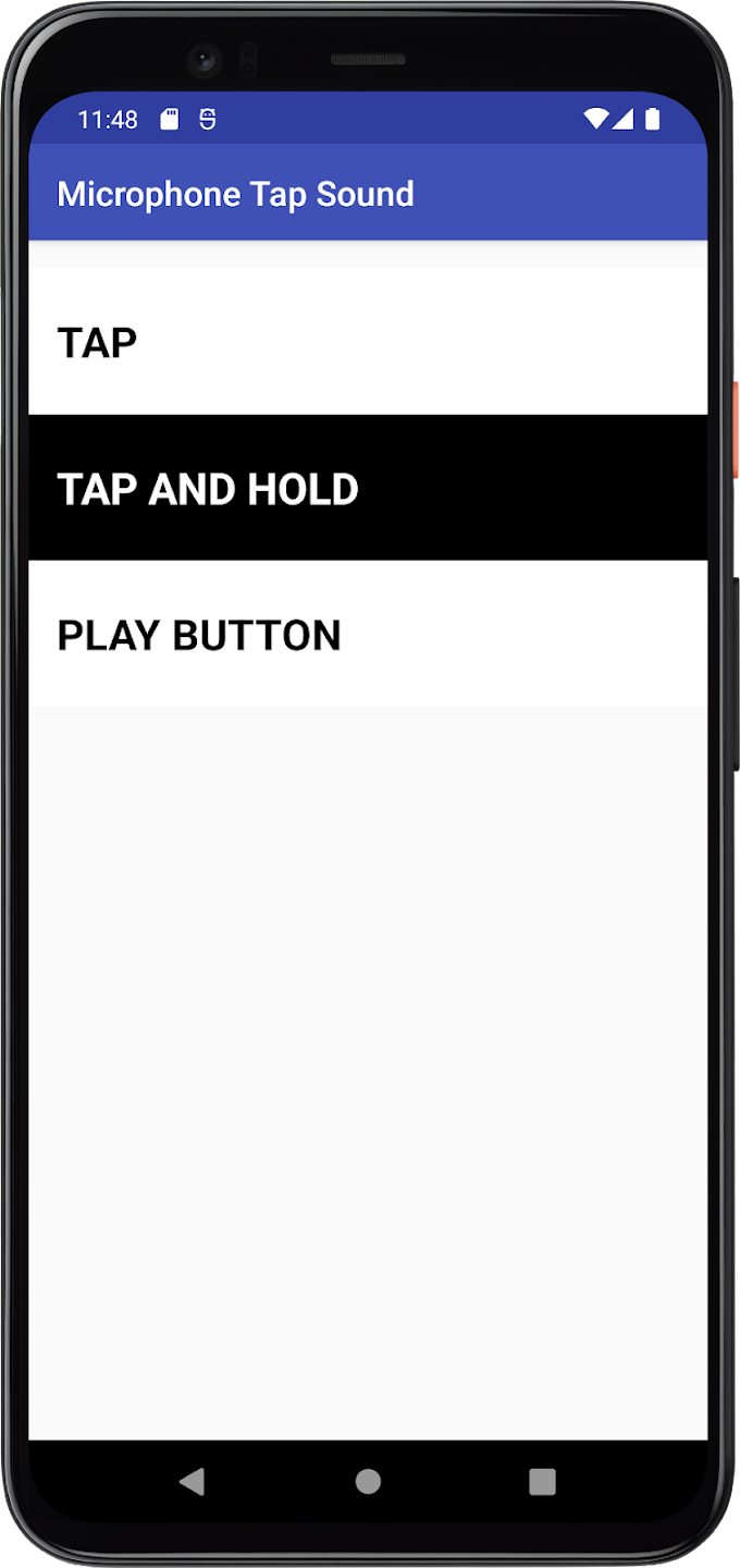 Microphone Tap Sound Screenshot1