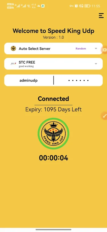 Speed King Udp - Fast Safe VPN Screenshot1