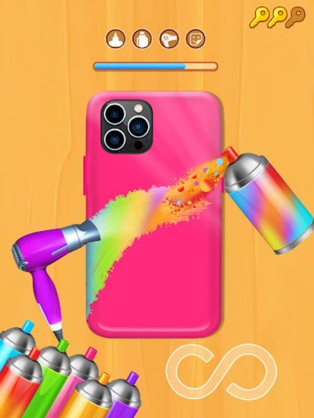 Phone Case Maker: Tie Dye Game Screenshot4