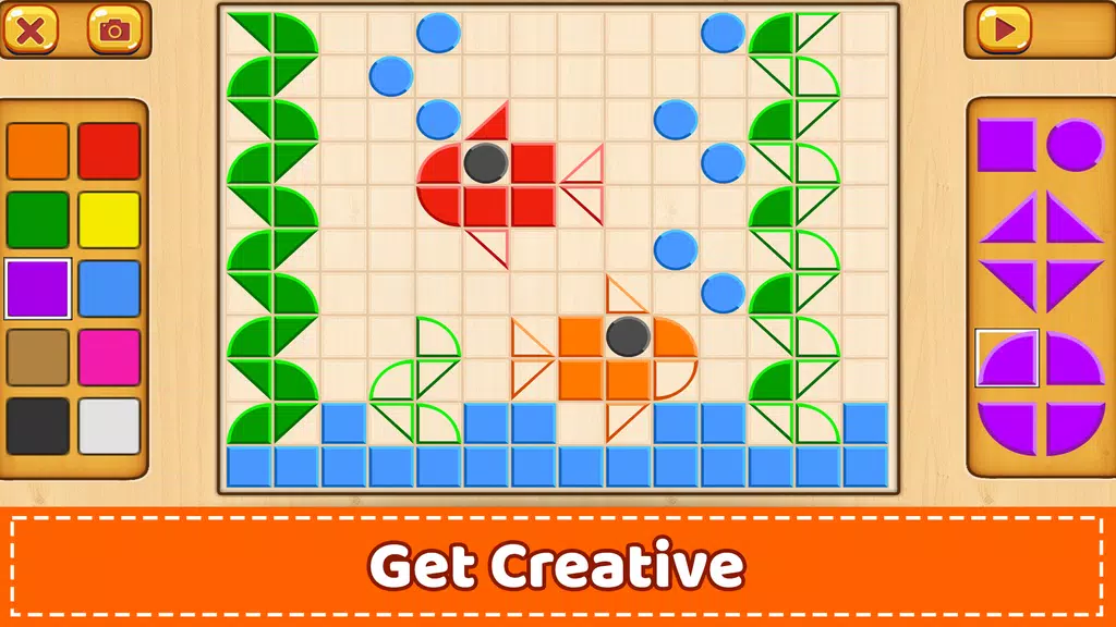 Mosaic Puzzles Art Game Kids Screenshot4