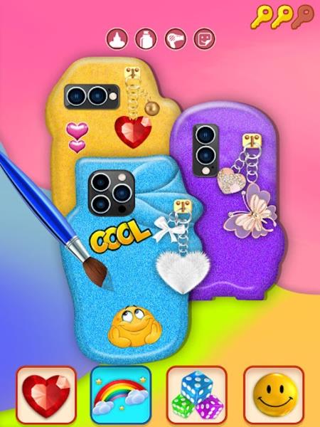 Phone Case Maker: Tie Dye Game Screenshot3