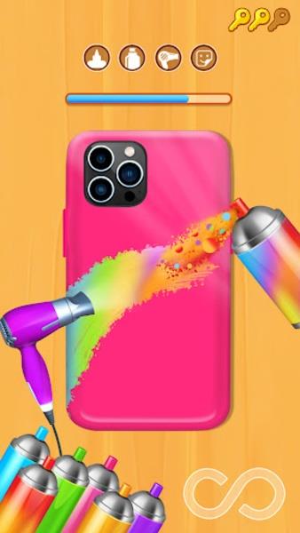 Phone Case Maker: Tie Dye Game Screenshot8