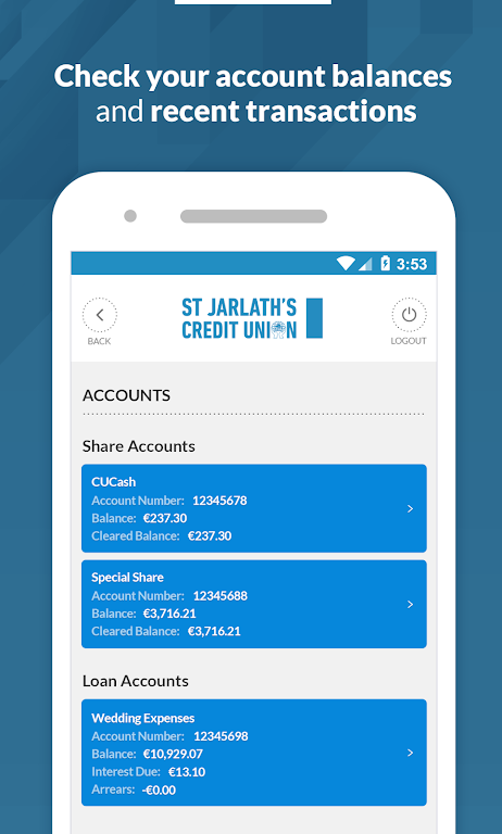 St Jarlath's Credit Union Screenshot2