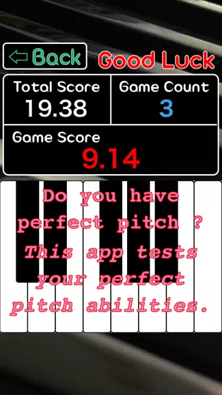 Piano Perfect Pitch Tap Fast Screenshot1