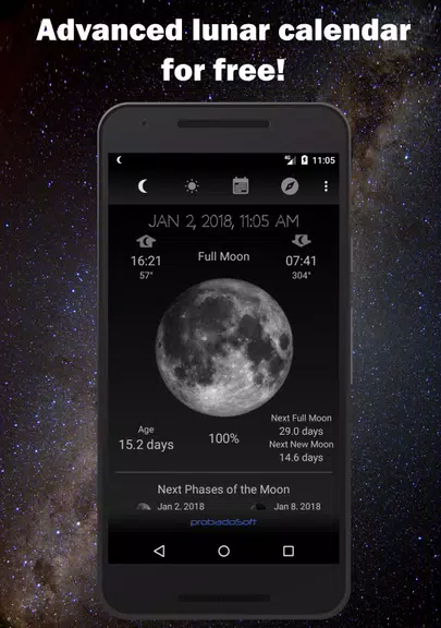 Moon Phase Calendar Screenshot1