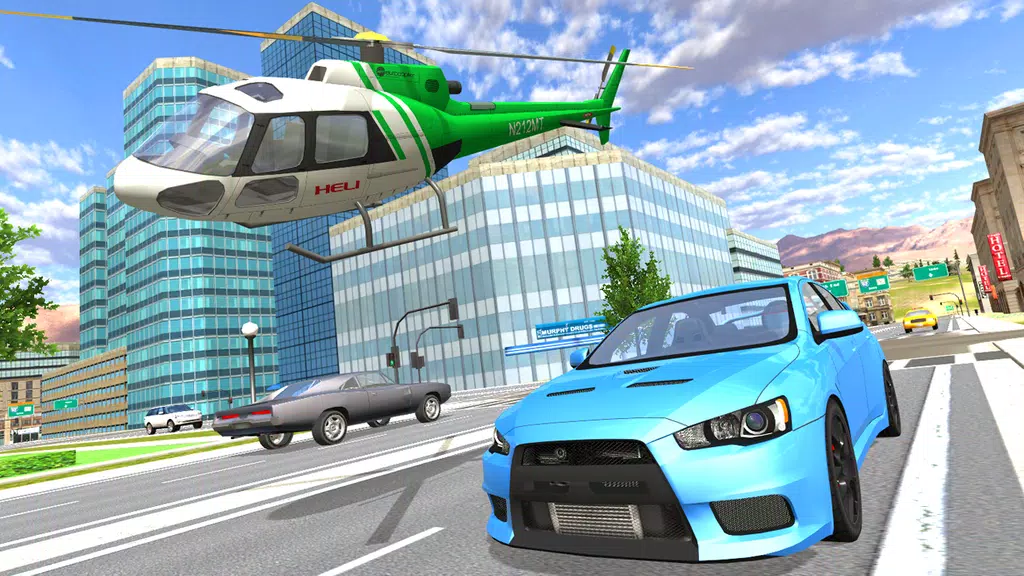 Helicopter Flying Car Driving Screenshot2