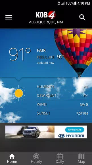 KOB 4 Weather New Mexico Screenshot1