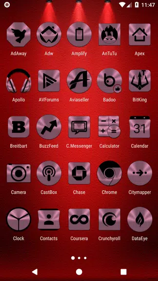 Lilac Purple & Black Icon Pack Screenshot2