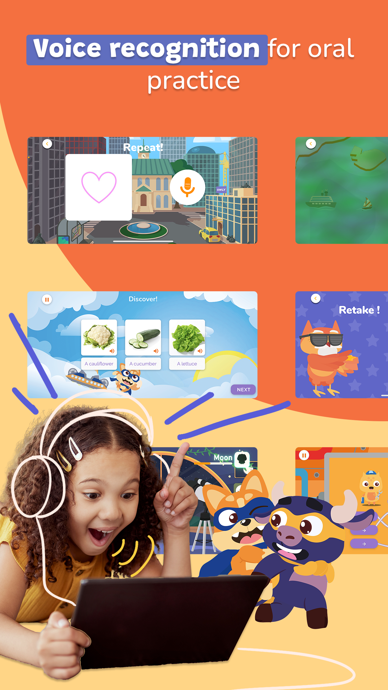 Holy Owly - languages for kids Screenshot1