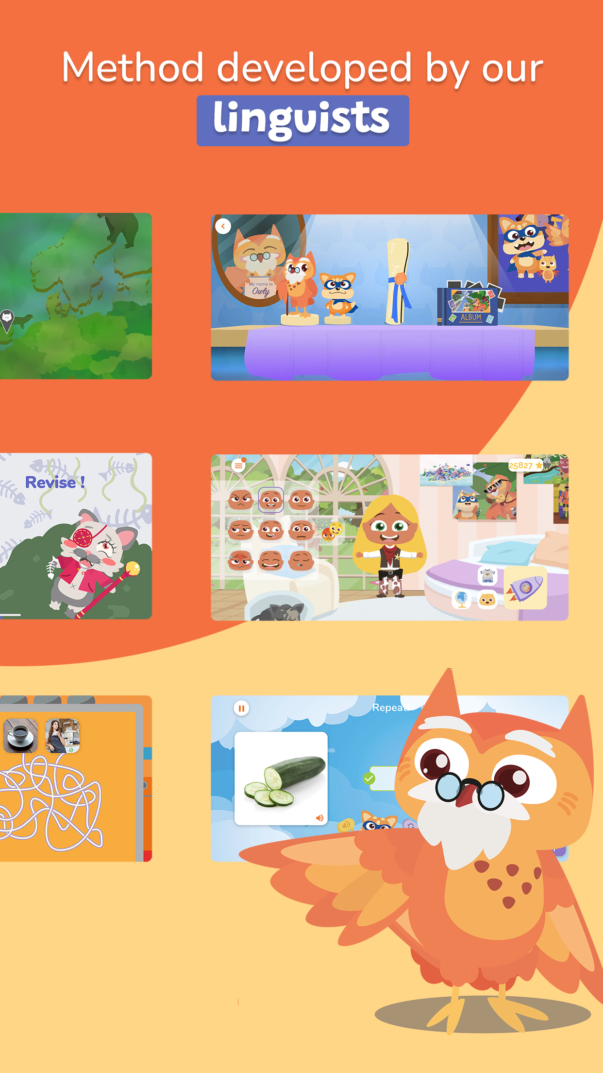 Holy Owly - languages for kids Screenshot2