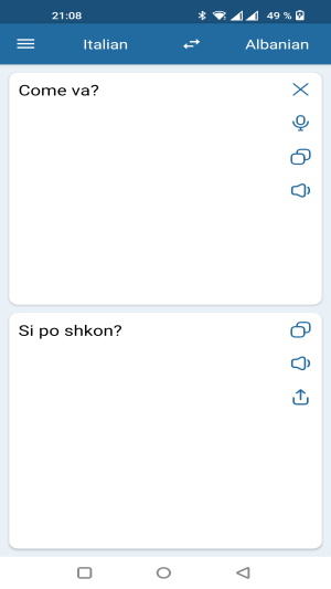 Italian Albanian Translator Screenshot1