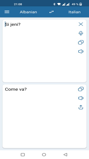 Italian Albanian Translator Screenshot3